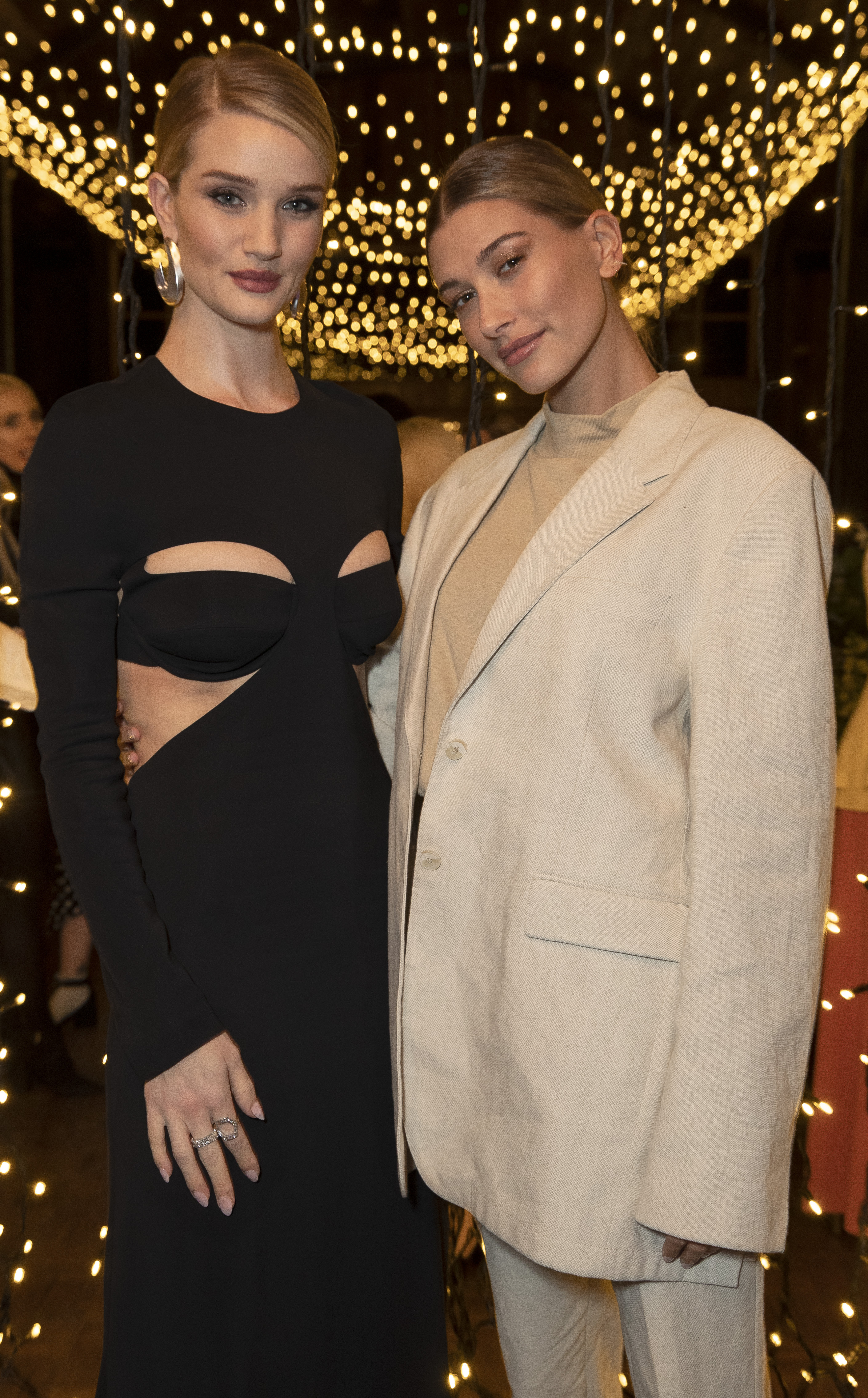 Rosie Huntington-Whiteley, Global Beauty Ambassador, bareMinerals and Hailey Baldwin, Clean Beauty Ambassador, bareMinerals BeautyandHairdressing